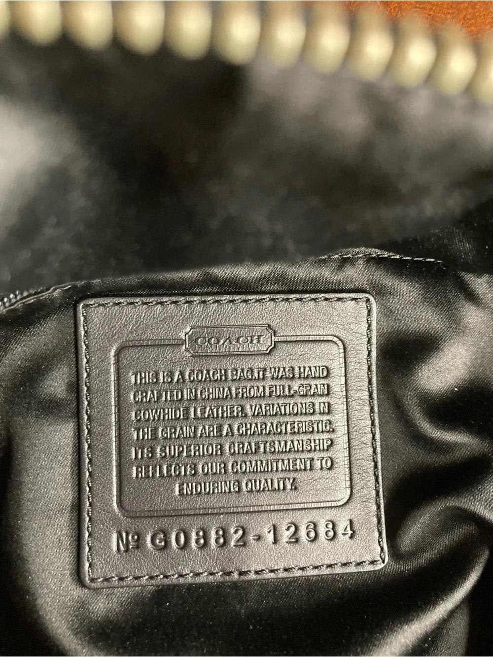 Coach Soho Y2K Hobo Shoulder Bag Soft Grain Leather Black Style 12684 2008 EUC